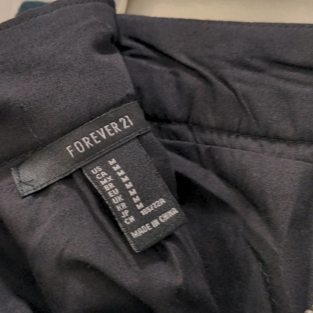 Forever 21 Teal & Black Buffalo Plaid Mini - Picture 5 of 5